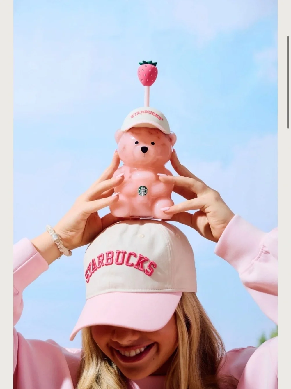 Pink Starbucks Bearista Cup